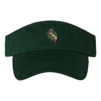 Colorful Horse Prancing Valucap Bio-Washed Visor