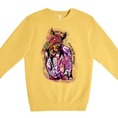 Colorful Horse Rescues Are My Favorite Breed Premium Crewneck Sweatshirt