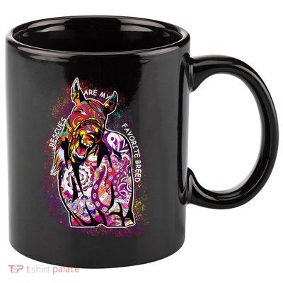 Colorful Horse Rescues Are My Favorite Breed 11oz C Handle Ceramic Mug