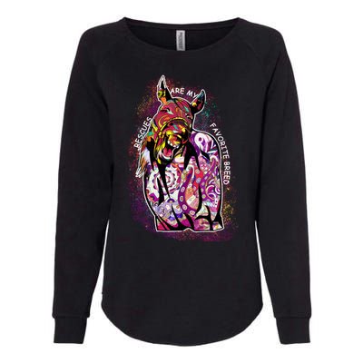 Colorful Horse Rescues Are My Favorite Breed Womens California Wash Sweatshirt