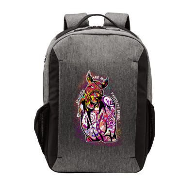 Colorful Horse Rescues Are My Favorite Breed Vector Backpack