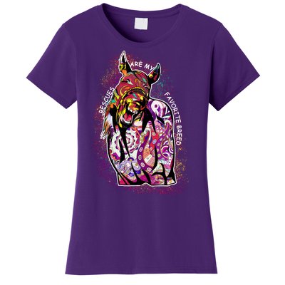 Colorful Horse Rescues Are My Favorite Breed Women's T-Shirt