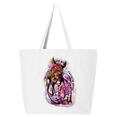 Colorful Horse Rescues Are My Favorite Breed 25L Jumbo Tote