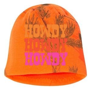 Colorful Howdy Retro Kati - Camo Knit Beanie