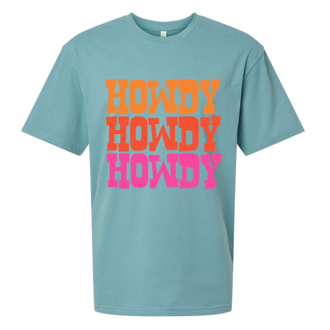 Colorful Howdy Retro Sueded Cloud Jersey T-Shirt