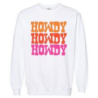 Colorful Howdy Retro Garment-Dyed Sweatshirt