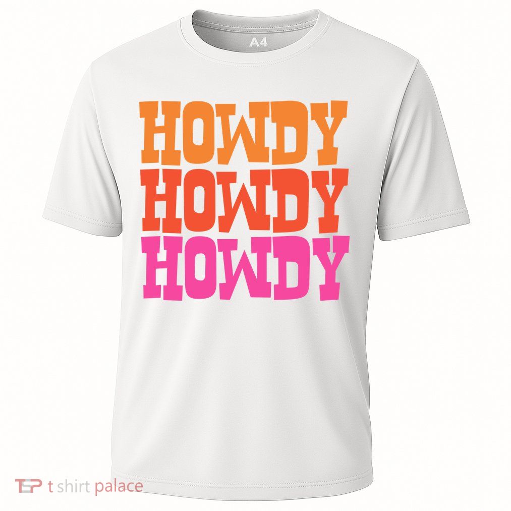 Colorful Howdy Retro Performance Shirt