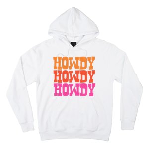 Colorful Howdy Retro Hoodie