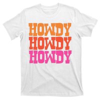 Colorful Howdy Retro T-Shirt