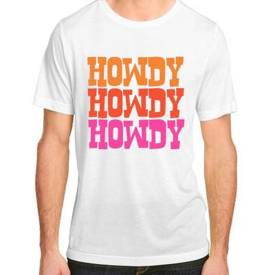 Colorful Howdy Retro Adult ChromaSoft Performance T-Shirt