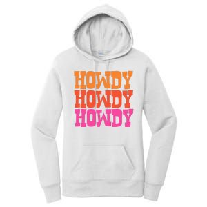 Colorful Howdy Retro Women's Pullover Hoodie