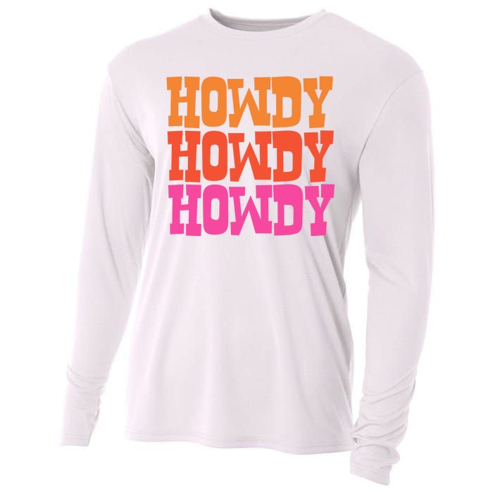 Colorful Howdy Retro Cooling Performance Long Sleeve Crew