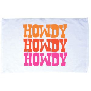 Colorful Howdy Retro Microfiber Hand Towel