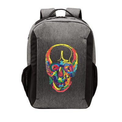 Colorful Human Splatter Skull Vector Backpack