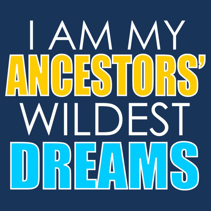 Colorful I Am My Ancestors' Wildest Dreams Golf Towel