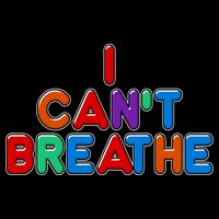 Colorful I Can't Breathe Protest Visor