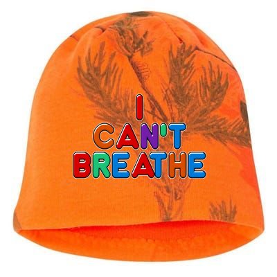 Colorful I Can't Breathe Protest Kati - Camo Knit Beanie