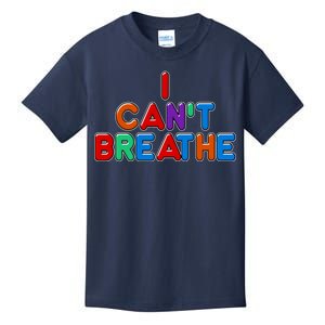 Colorful I Can't Breathe Protest Kids T-Shirt