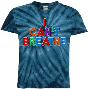 Colorful I Can't Breathe Protest Kids Tie-Dye T-Shirt