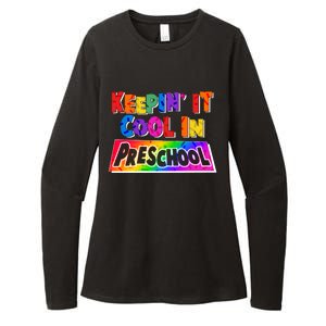 Colorful Keepin' It Cool In Preschool Womens CVC Long Sleeve Shirt