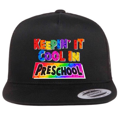 Colorful Keepin' It Cool In Preschool Flatbill Hat