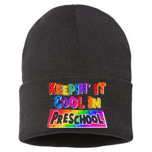 Colorful Keepin' It Cool In Preschool Sustainable Knit Beanie