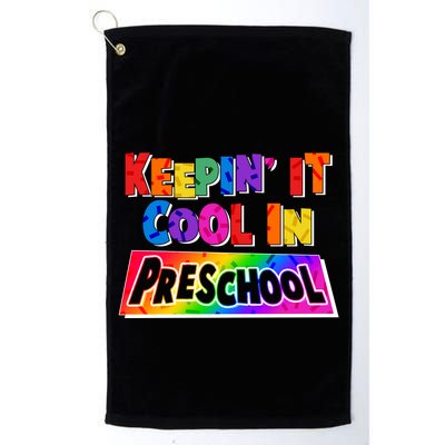 Colorful Keepin' It Cool In Preschool Golf Towel