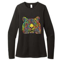 Colorful King - Tiger - Dean Russo Womens CVC Long Sleeve Shirt