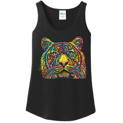 Colorful King - Tiger - Dean Russo Ladies Essential Tank