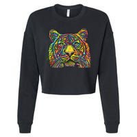 Colorful King - Tiger - Dean Russo Cropped Pullover Crew