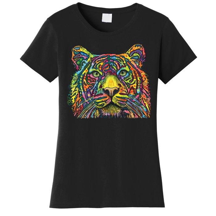 Colorful King - Tiger - Dean Russo Women's T-Shirt