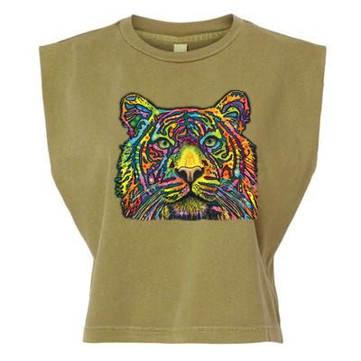 Colorful King - Tiger - Dean Russo Garment-Dyed Women's Muscle Tee