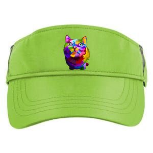 Colorful Kitten Nose Boop Adult Drive Performance Visor