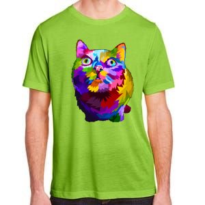 Colorful Kitten Nose Boop Adult ChromaSoft Performance T-Shirt