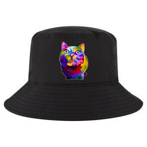 Colorful Kitten Nose Boop Cool Comfort Performance Bucket Hat