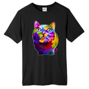 Colorful Kitten Nose Boop Tall Fusion ChromaSoft Performance T-Shirt