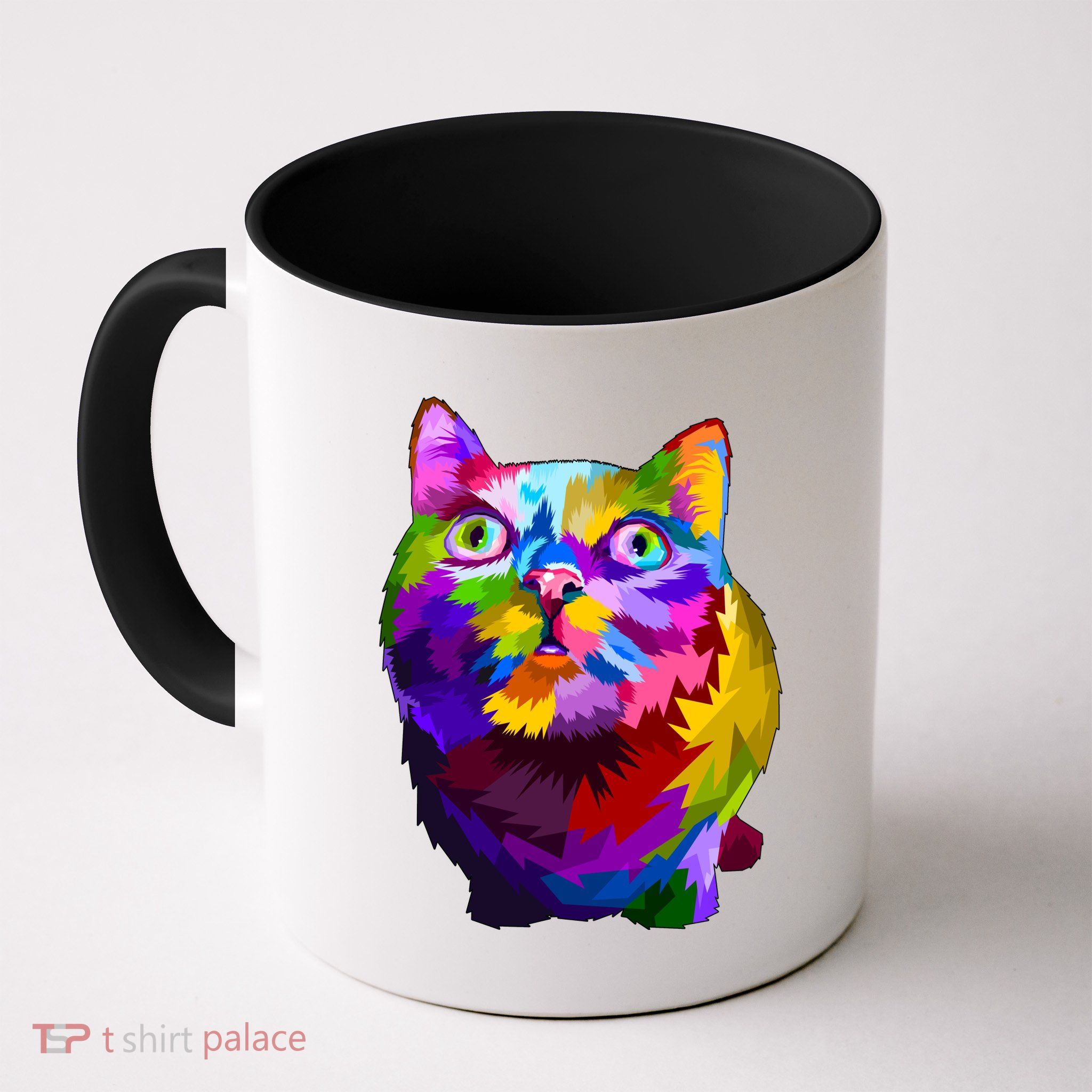 Colorful Kitten Nose Boop Coffee Mug