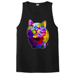 Colorful Kitten Nose Boop PosiCharge Competitor Tank