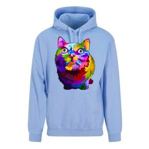 Colorful Kitten Nose Boop Unisex Surf Hoodie