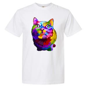 Colorful Kitten Nose Boop Garment-Dyed Heavyweight T-Shirt