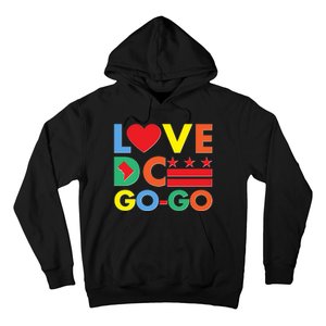 Colorful Love Heart DC Go-Go Washington D.C. Hoodie