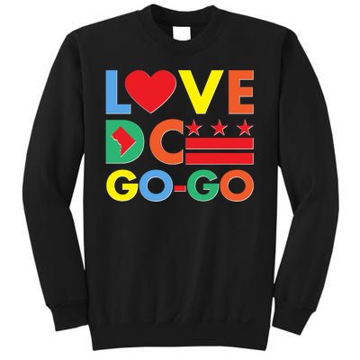 Colorful Love Heart DC Go-Go Washington D.C. Sweatshirt