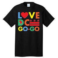 Colorful Love Heart DC Go-Go Washington D.C. Tall T-Shirt