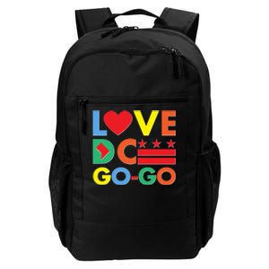 Colorful Love Heart DC Go-Go Washington D.C. Daily Commute Backpack