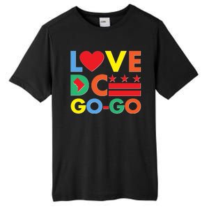 Colorful Love Heart DC Go-Go Washington D.C. Tall Fusion ChromaSoft Performance T-Shirt