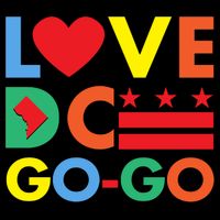 Colorful Love Heart DC Go-Go Washington D.C. Mug