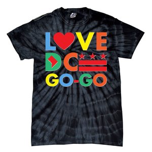 Colorful Love Heart DC Go-Go Washington D.C. Tie-Dye T-Shirt