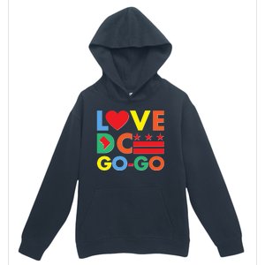 Colorful Love Heart DC Go-Go Washington D.C. Urban Pullover Hoodie