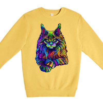 Colorful Lynx Premium Crewneck Sweatshirt