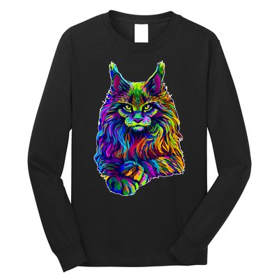 Colorful Lynx Long Sleeve Shirt